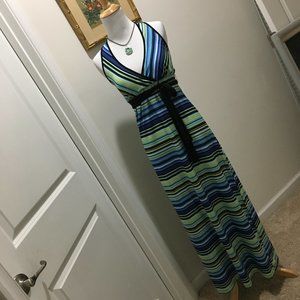 Heart Soul Striped Maxi Dress